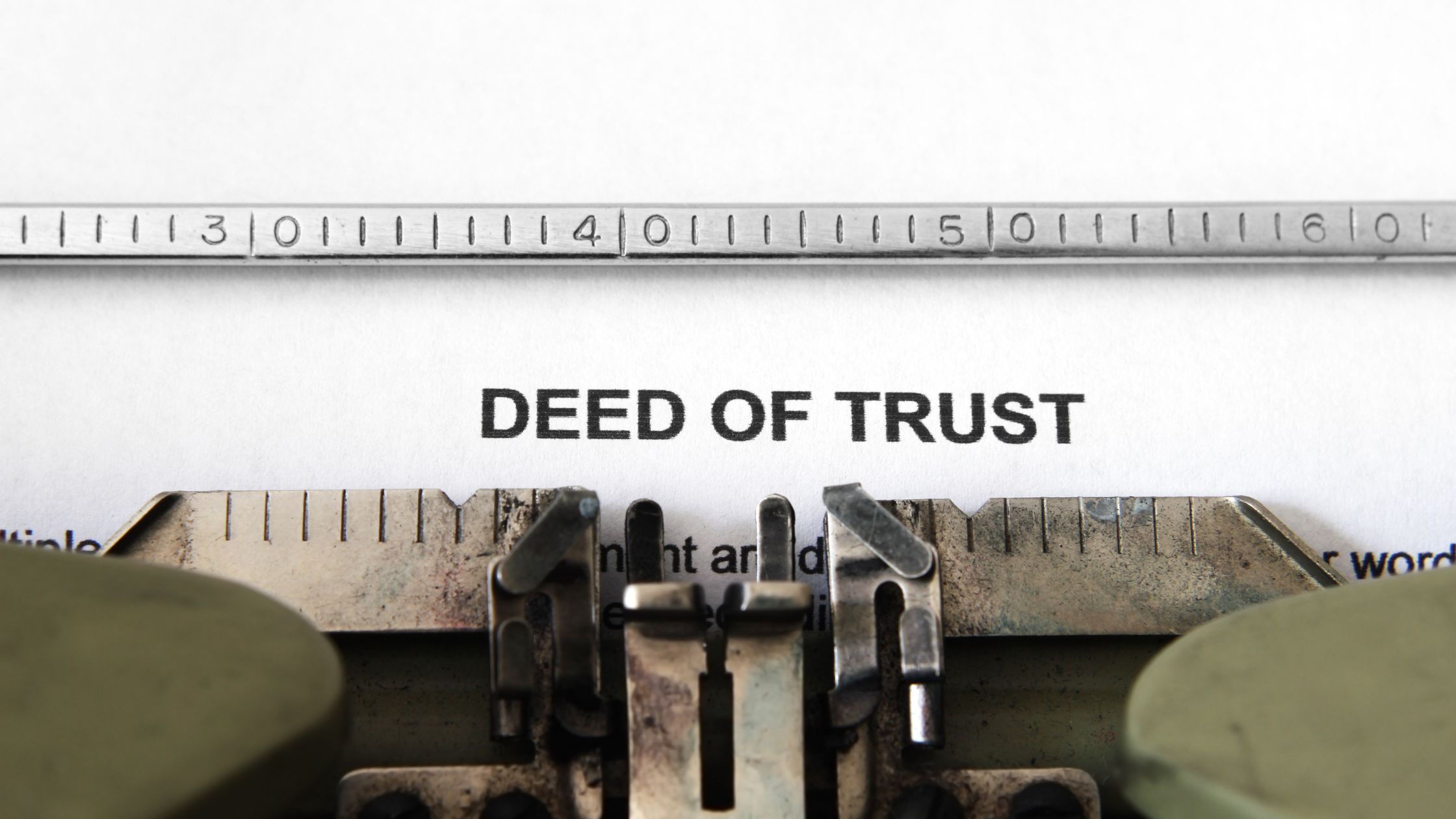 Deed of Trust